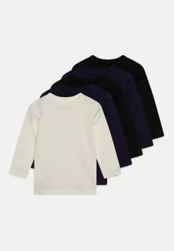 Friboo 5 Pack - Top S Dlhým Rukávom - Black/Dark Blue