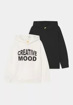 Friboo Hoodie 2 Pack - Mikina - Black/White