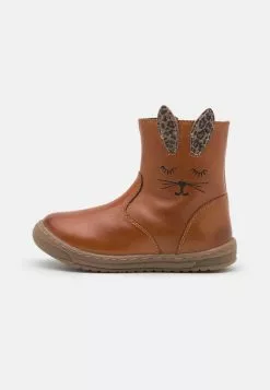 Friboo Leather - Klasické Členkové Čižmy - Cognac