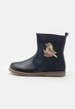 Friboo Leather - Klasické Členkové Čižmy - Dark Blue